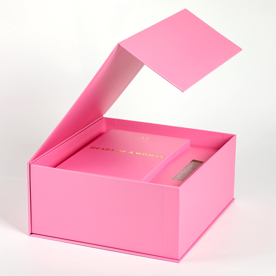 Custom Luxury Pink With Paper  - Luxury Skincare Christmas Gifts recension och pris