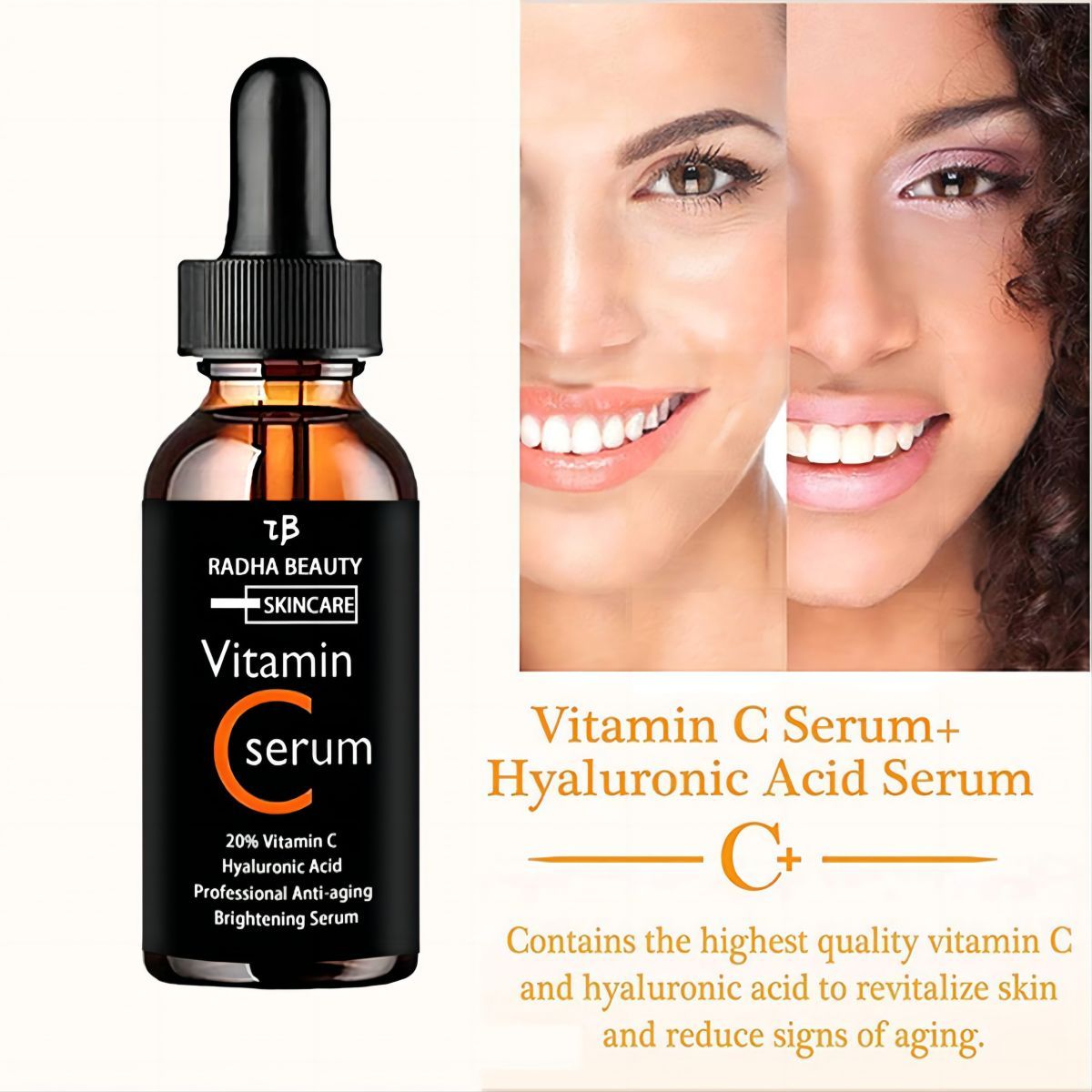 Vitamin C serum Face Serum Lon - Growth Factor Serum recension och pris