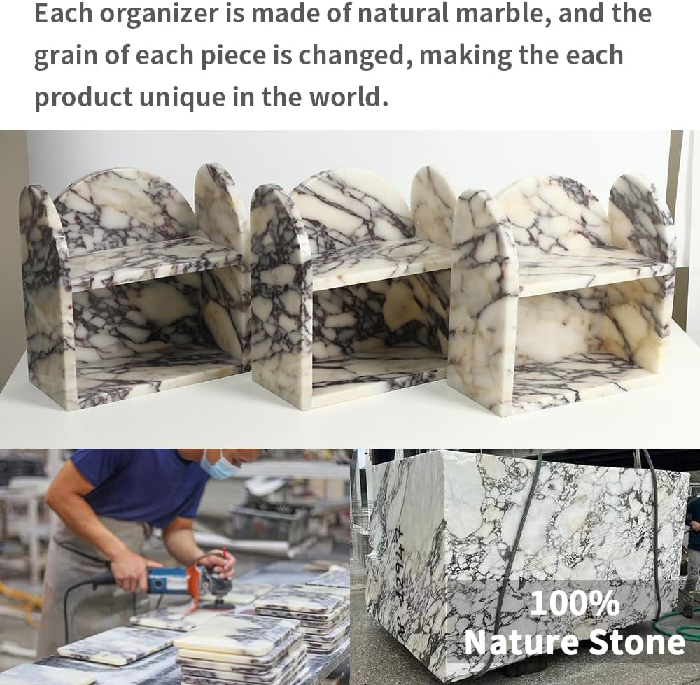 2-Tier Natural Marble Bathroom - Luxury Natural Skincare recension och pris