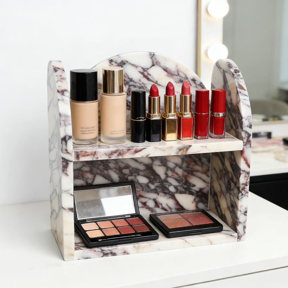 2-Tier Natural Marble Bathroom - Luxury Natural Skincare recension och pris