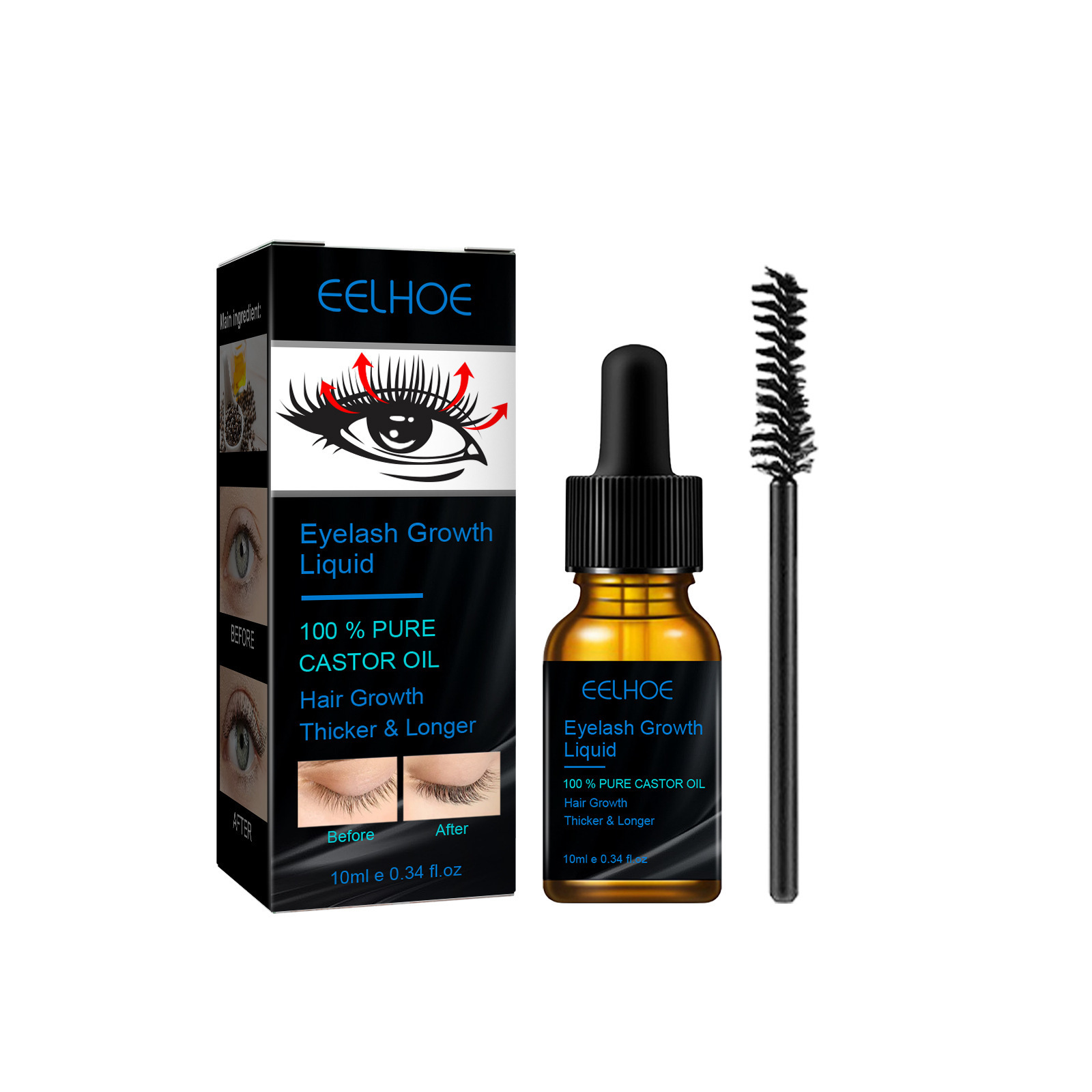 Castor Oil Eyelash Growth Seru - Growth Factor Serum recension och pris