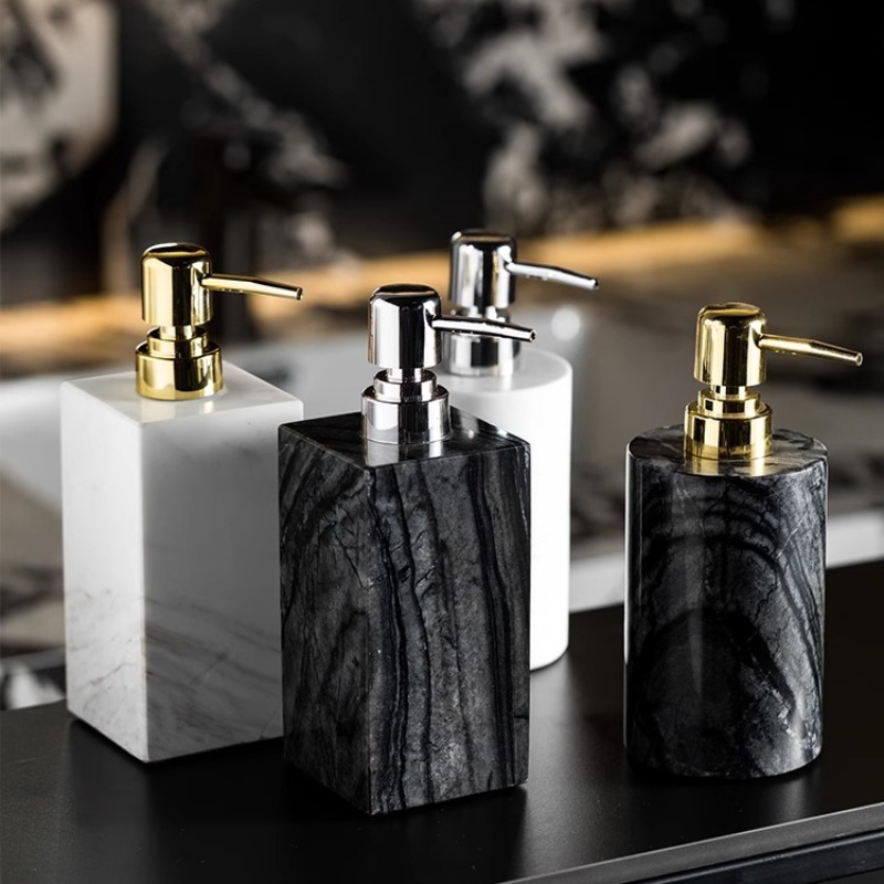 Natural Marble Soap Dispenser  - Luxury Natural Skincare recension och pris