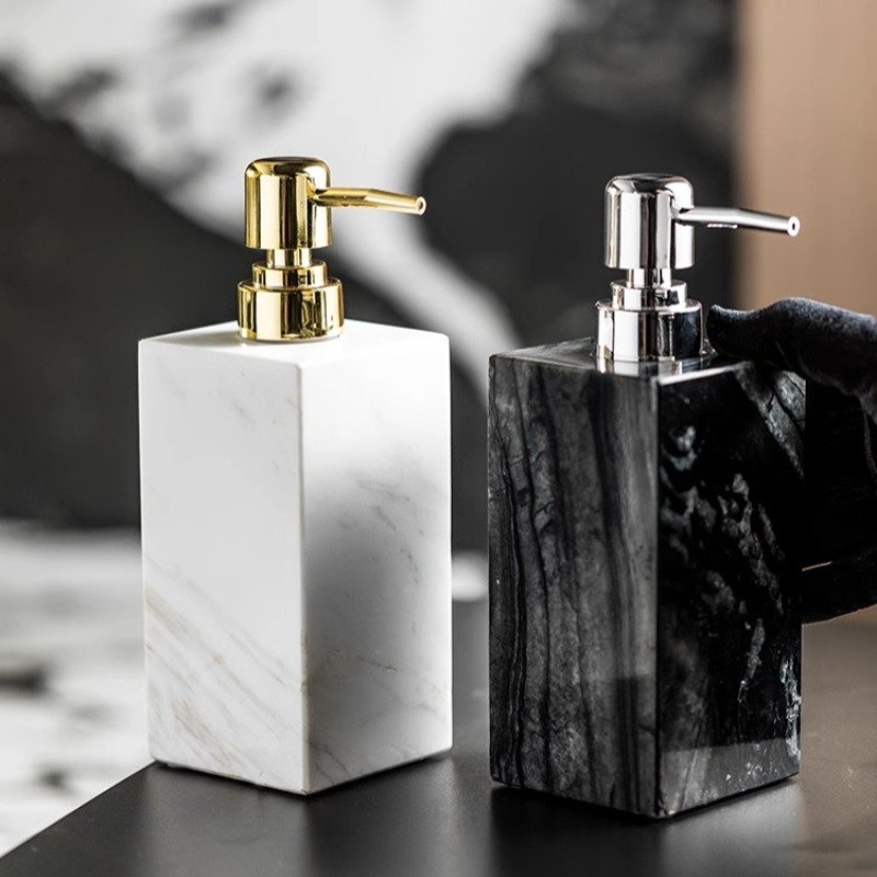 Natural Marble Soap Dispenser  - Luxury Natural Skincare recension och pris
