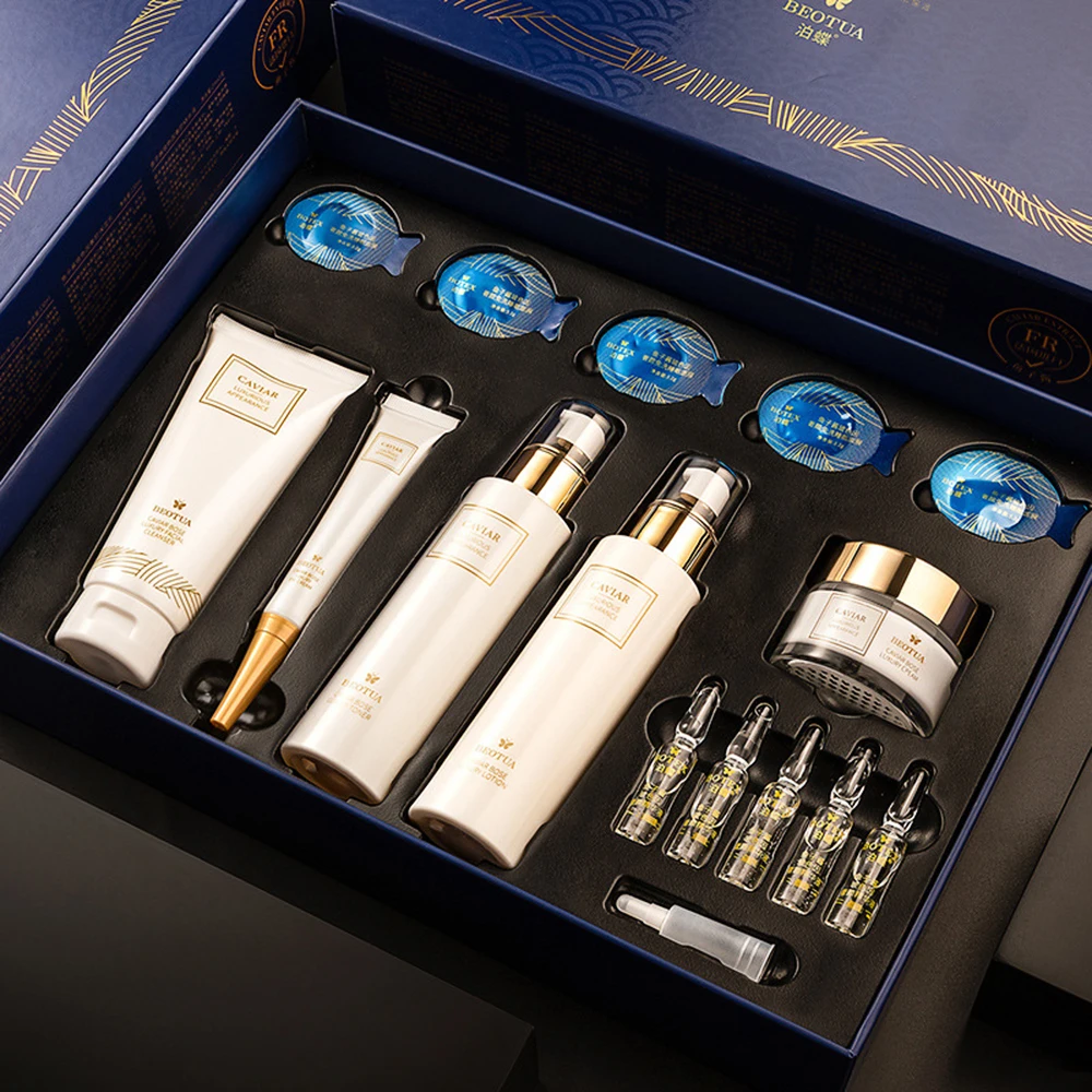 15PCS Caviar Skin Care Set Fac - Oligopeptide Wrinkle recension och pris